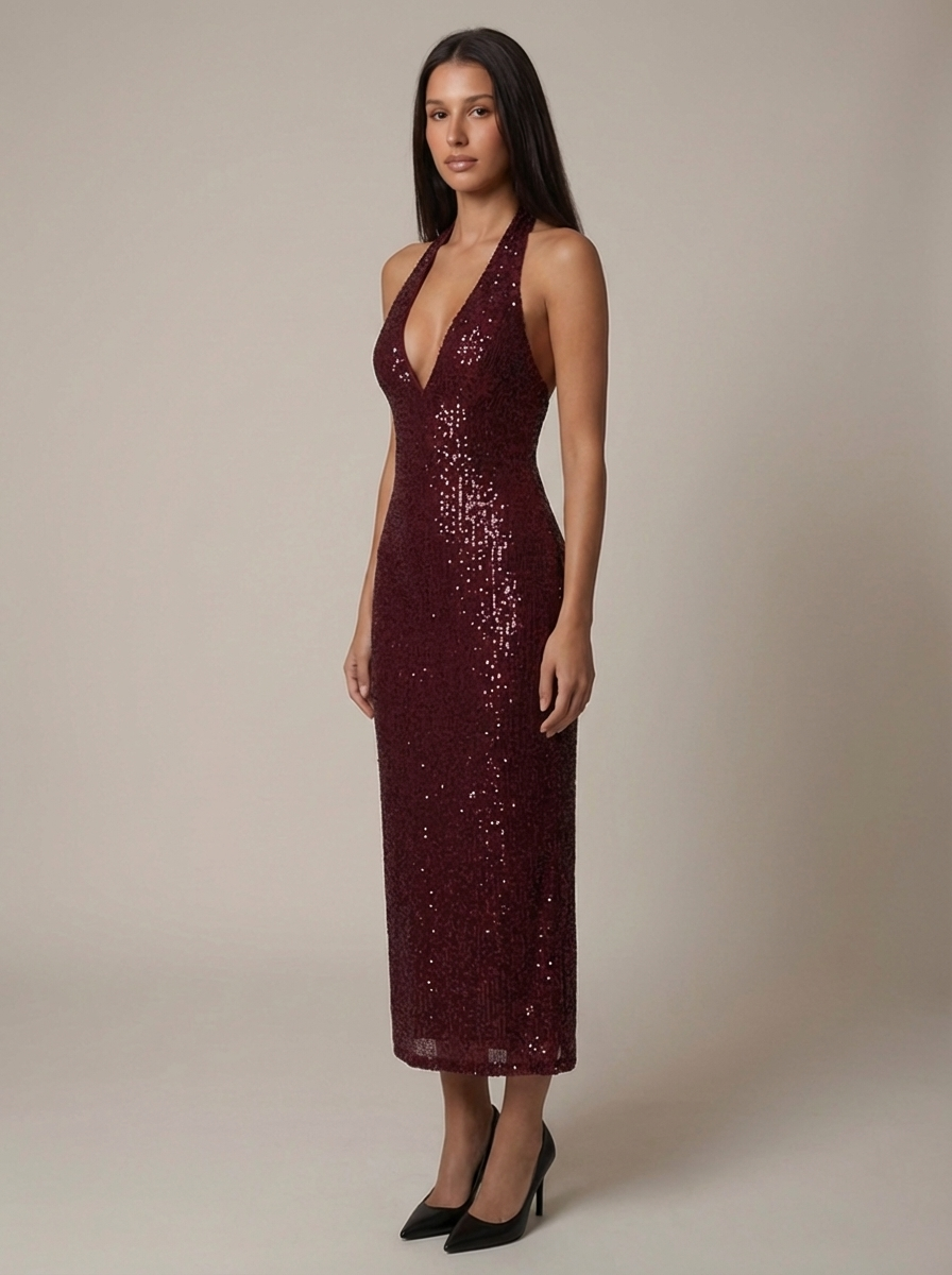 THALIA | OPEN BACK MAXI DRESS