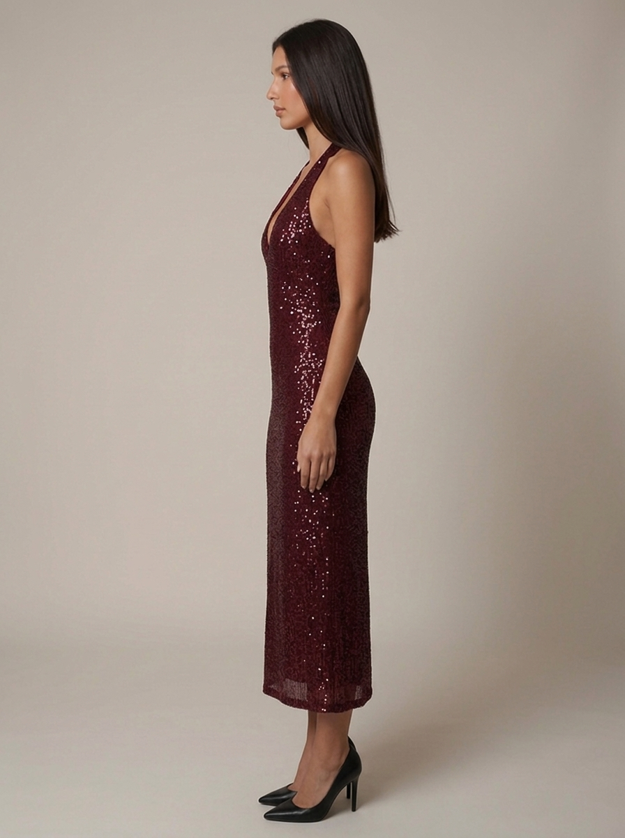 THALIA | OPEN BACK MAXI DRESS