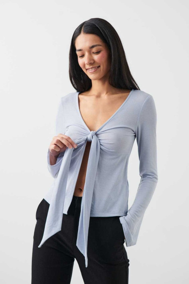 AZALEA | BUSTIER TOP - Light Blue