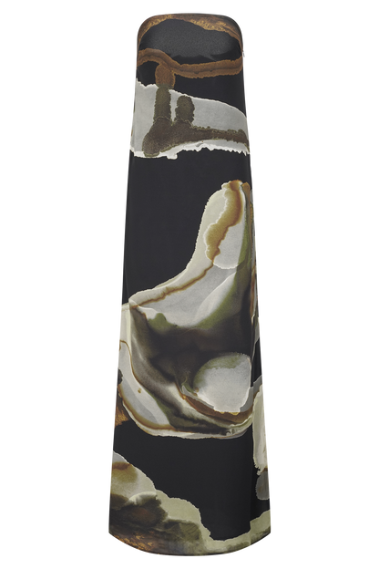 BLAKE | STRAPLESS MAXI DRESS - Green