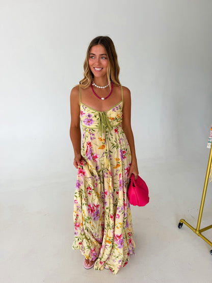 LAILA | FLORAL MAXI DRESS - Butter