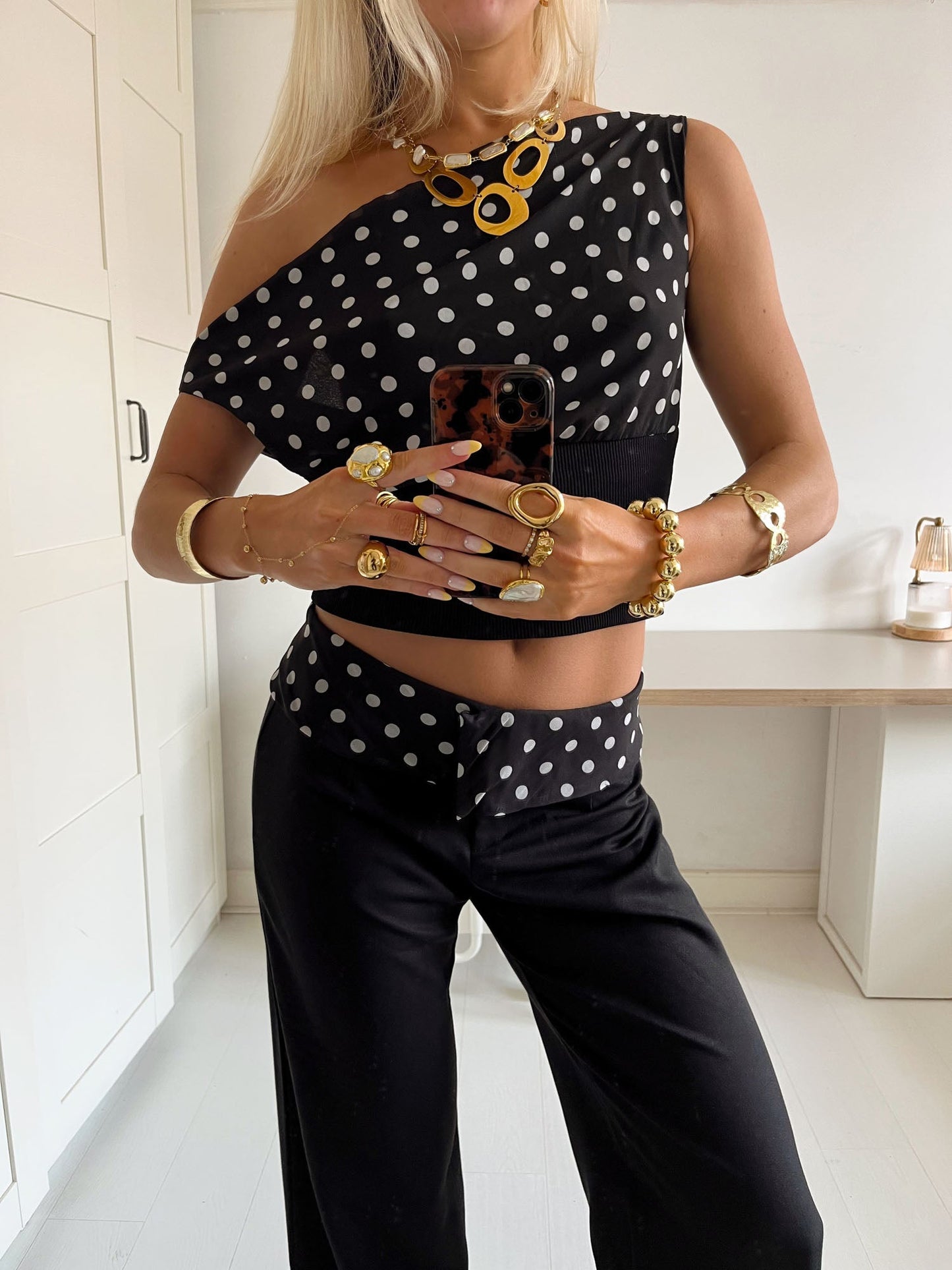 KIMMIE | POLKA DOT TOP