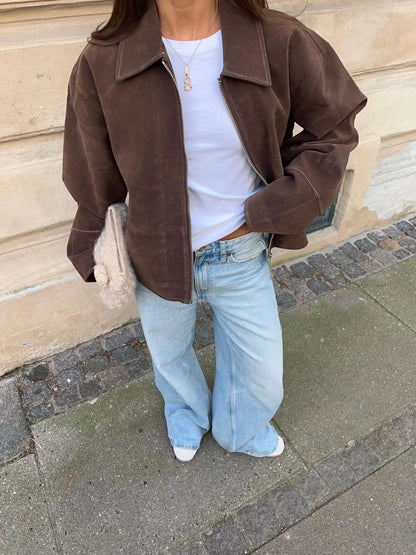 Lena Suede Jacket