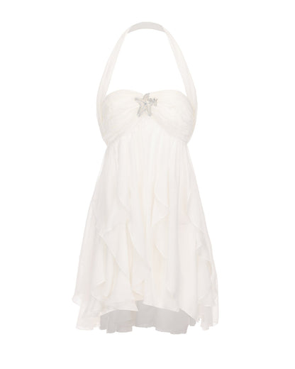 CATERINA | FLORAL HALTER DRESS