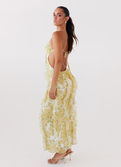 MARLY | RUFFLE MAXI DRESS