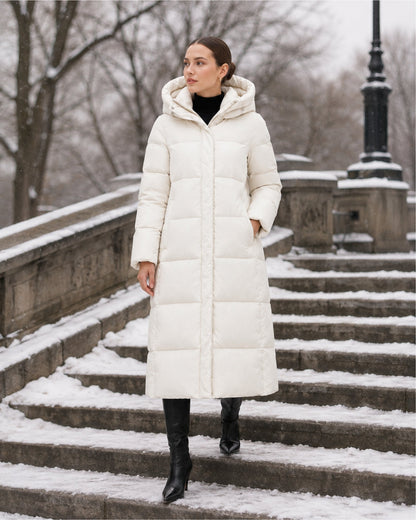 Rosalie Long Hooded Puffer Coat
