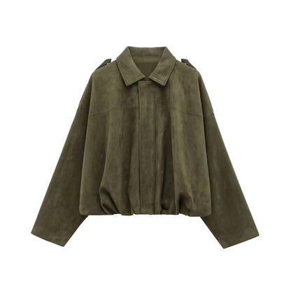 MARA | ELEGANT SUEDE LOOSE JACKET