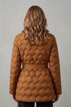 Solenza Quilted Belted Puffer Jacket