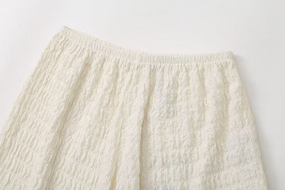 AMELIA | TEXTURED TOP + FREE TROUSERS