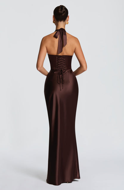 DANA | MAXI DRESS - Brown