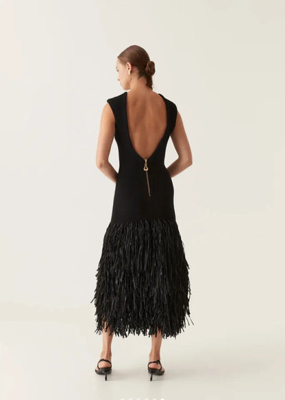 BELLA | KNIT MIDI DRESS