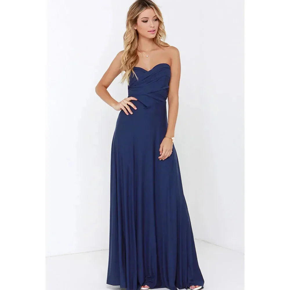 EMELIA | FORMAL MAXI DRESS - Blue