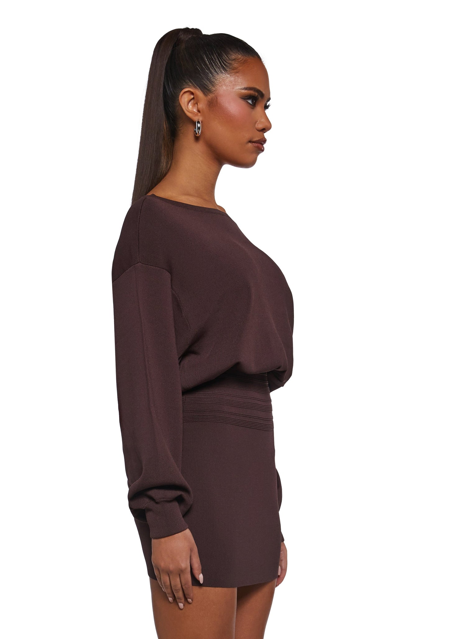 ZORA | MINI DRESS - Chocolate