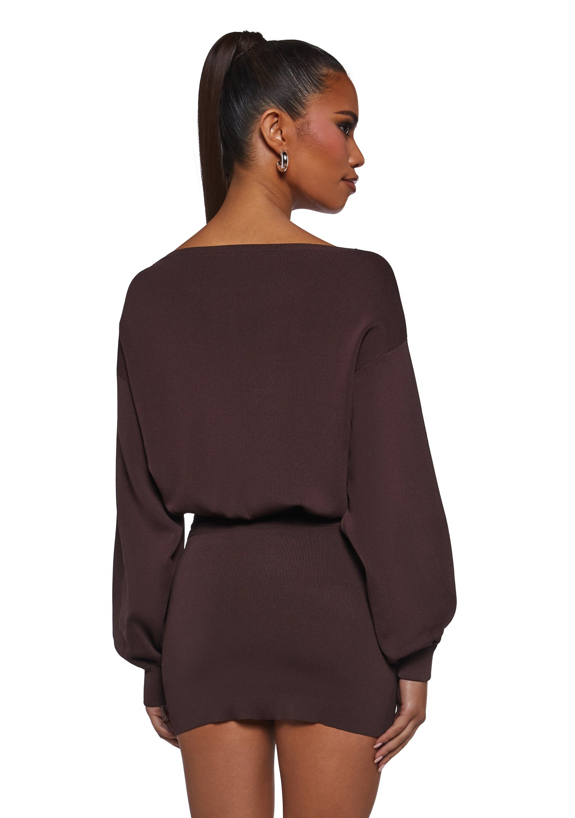 ZORA | MINI DRESS - Chocolate