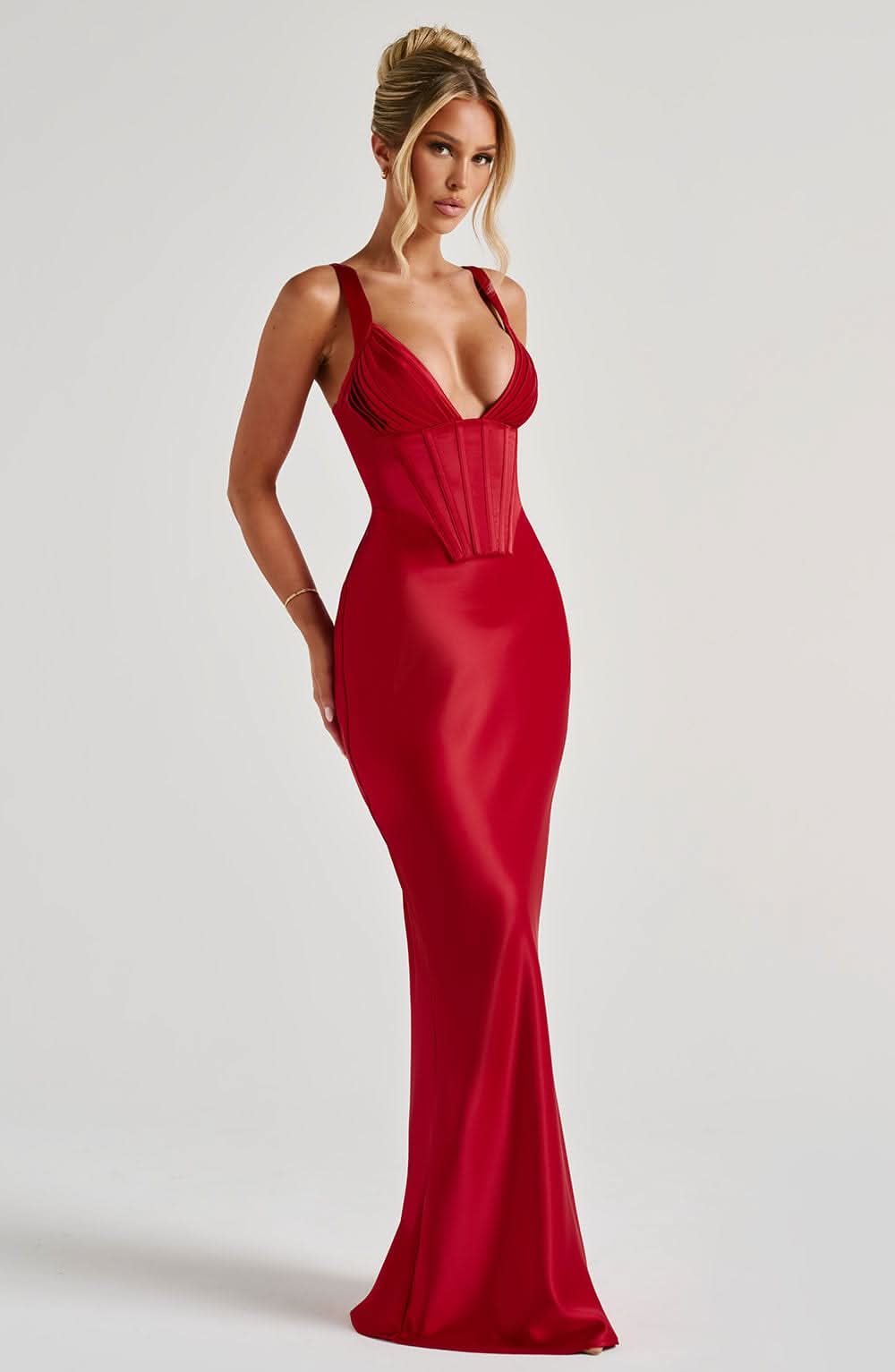 HATTIE | PINAFORE MAXI DRESS