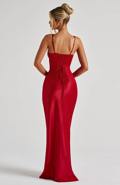 HATTIE | PINAFORE MAXI DRESS