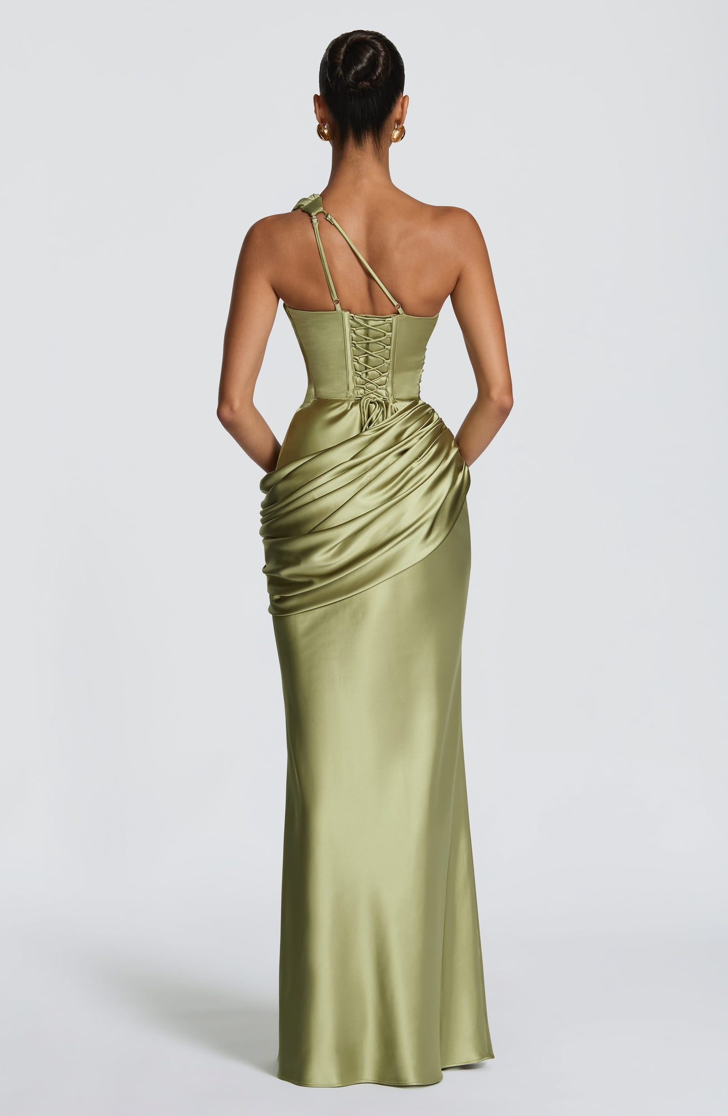 HELENA | CUTOUT PLUNGE MAXI DRESS