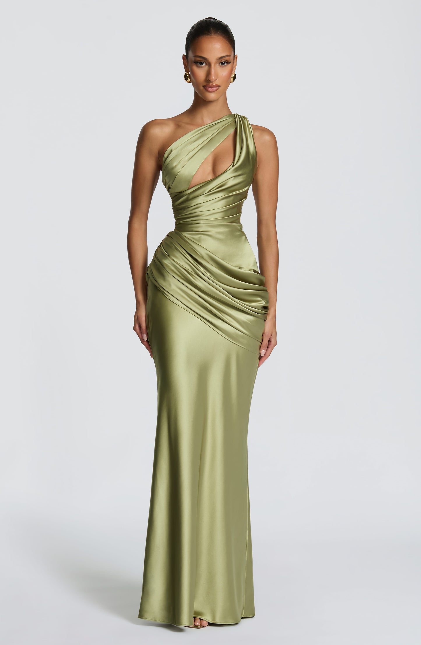 HELENA | CUTOUT PLUNGE MAXI DRESS