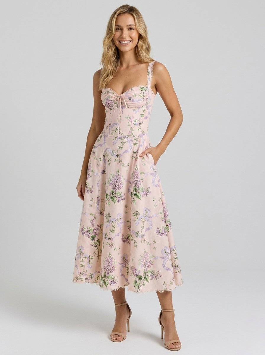 KIARA | FLORAL BACKLESS MAXI DRESS