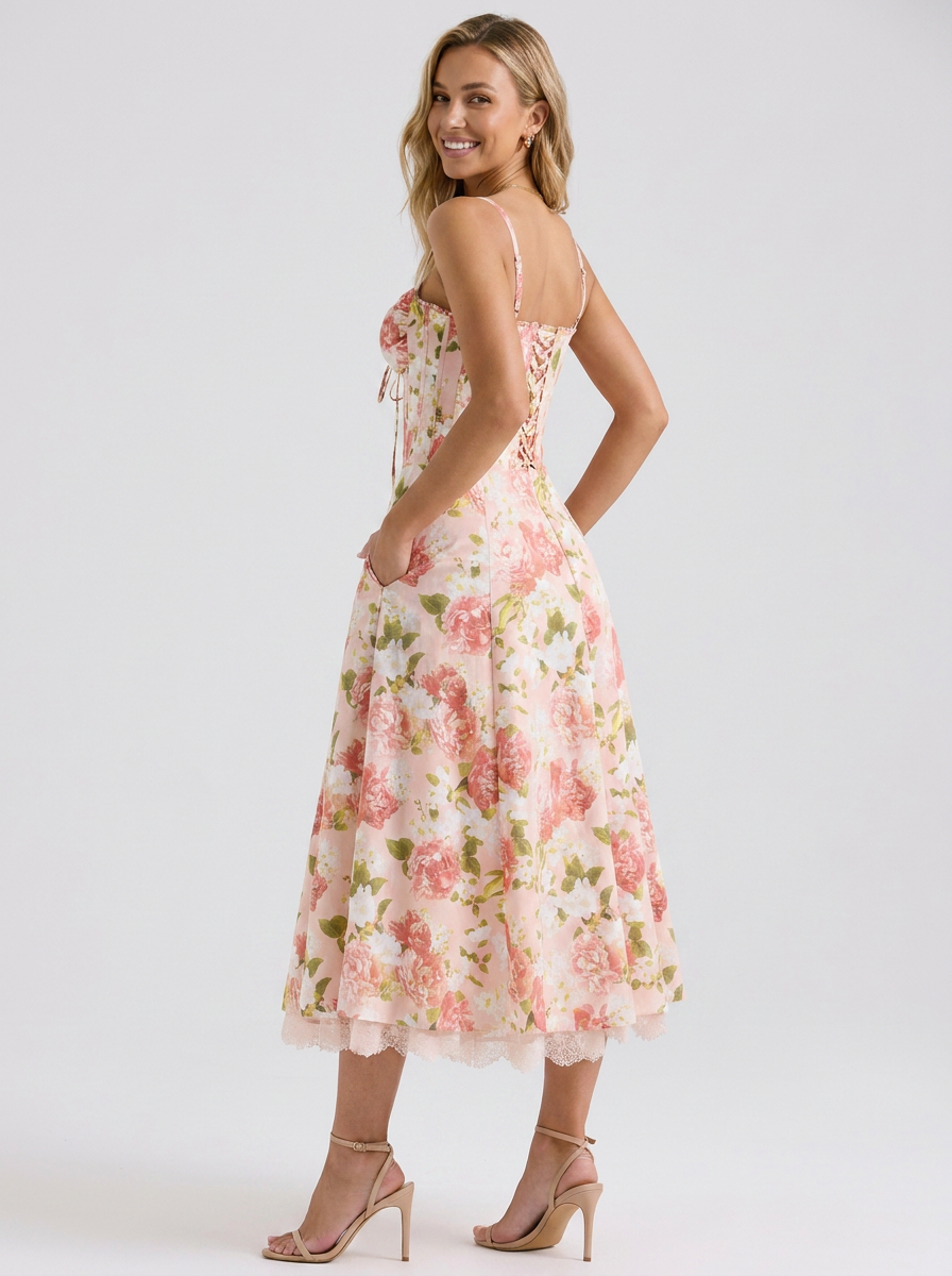KIARA | FLORAL BACKLESS MAXI DRESS