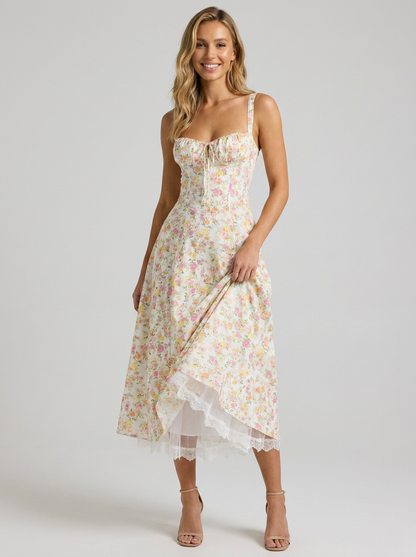 KIARA | FLORAL BACKLESS MAXI DRESS