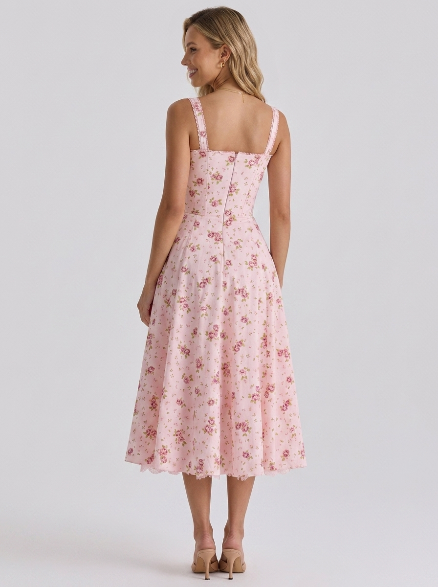 KIARA | FLORAL BACKLESS MAXI DRESS