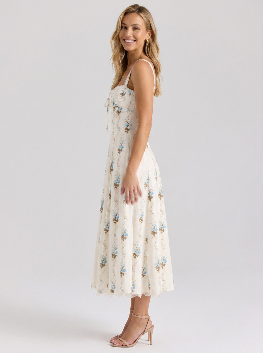 KIARA | FLORAL BACKLESS MAXI DRESS