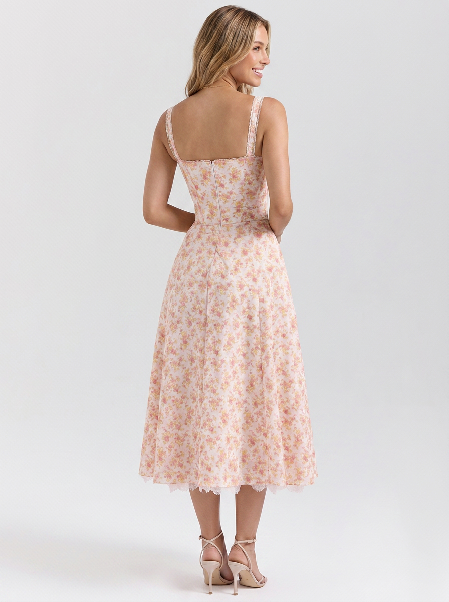 KIARA | FLORAL BACKLESS MAXI DRESS