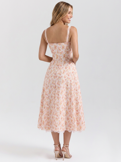 KIARA | FLORAL BACKLESS MAXI DRESS