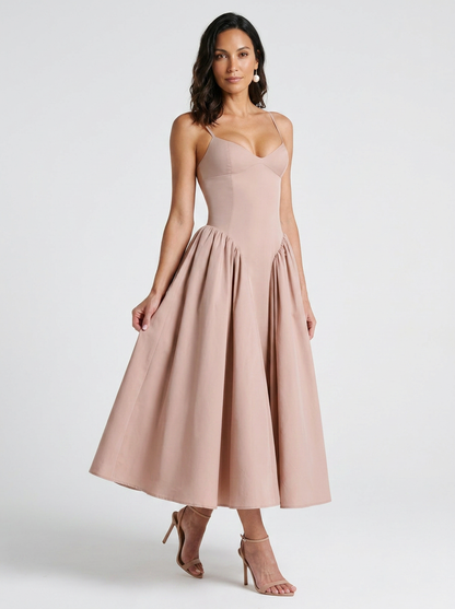 FARAH | MIDI DRESS - Pink