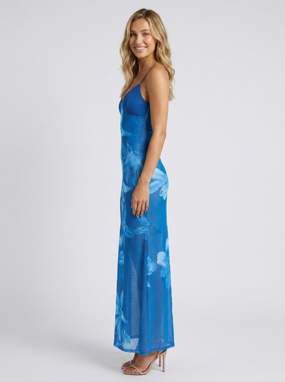 GIA | FLORAL BODYCON MAXI DRESS