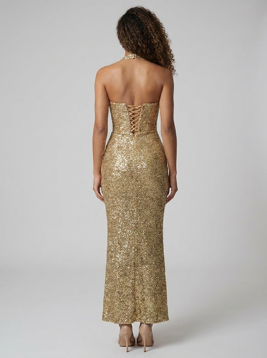 PIA | RUCHED MAXI DRESS