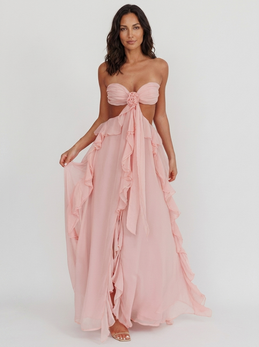 DAHLIA | FLORAL BACKLESS MAXI DRESS