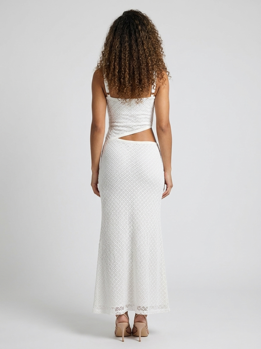 TESSA | BODYCON V MAXI DRESS