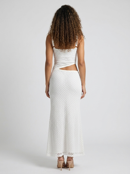 TESSA | BODYCON V MAXI DRESS