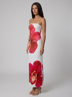 FELICITY | FLORAL BODYCON MAXI DRESS