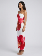 FELICITY | FLORAL BODYCON MAXI DRESS