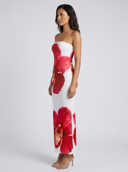 FELICITY | FLORAL BODYCON MAXI DRESS