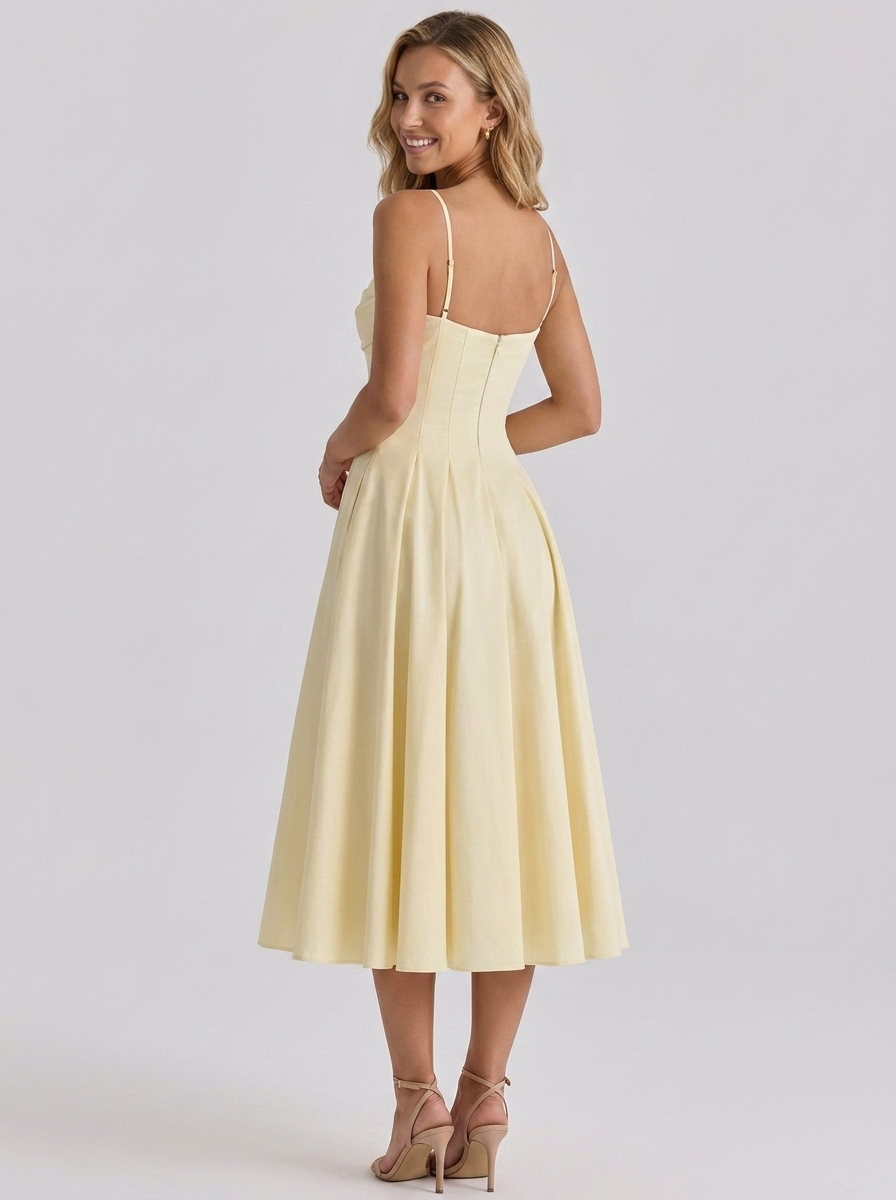 UNA | SWEETHEART MIDI DRESS