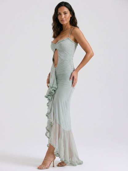 FREYA | CUTOUT SWEETHEART MAXI DRESS