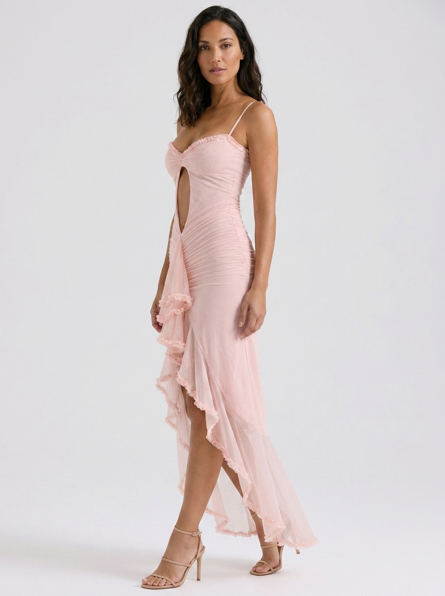 FREYA | CUTOUT SWEETHEART MAXI DRESS