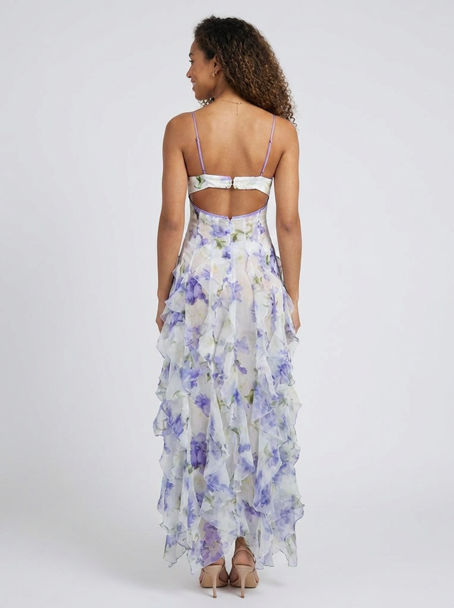 ZELDA | FLORAL TIERED MAXI DRESS