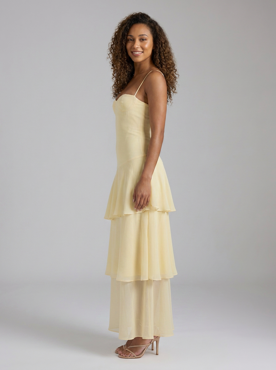 SASHA | FLORAL BUSTIER MAXI DRESS