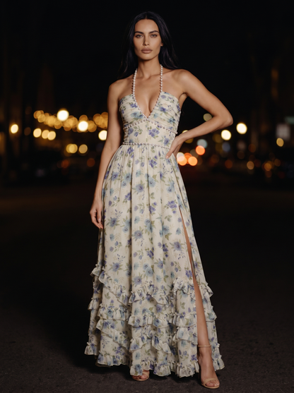 SIENA | EVENING MAXI DRESS - Garden Mist