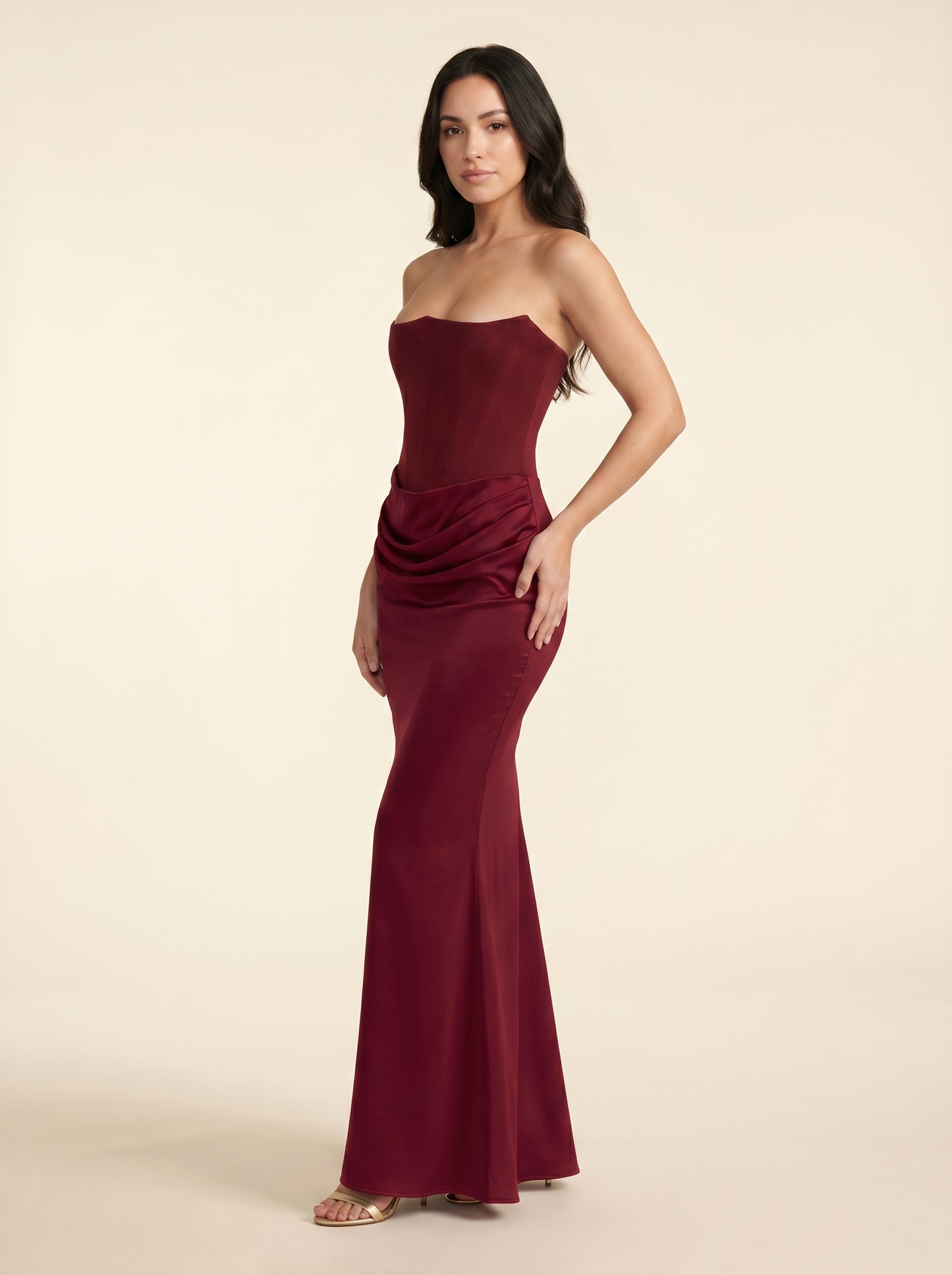 ADRIANA | CORSET MAXI DRESS