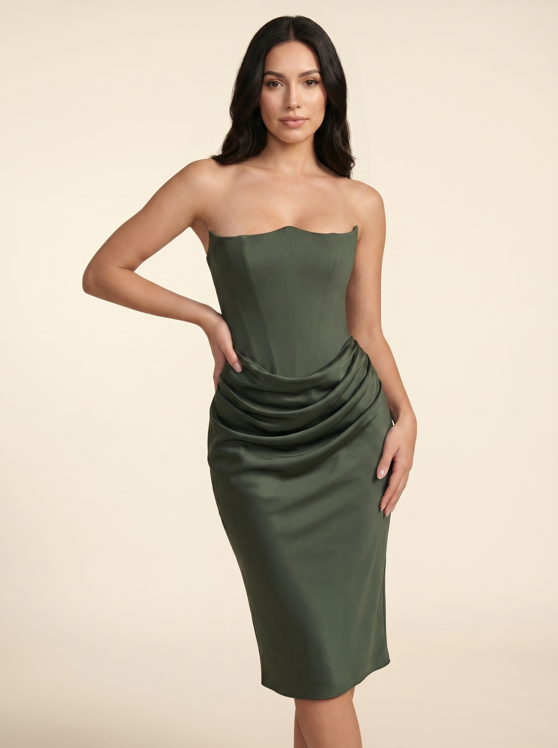 ADRIANA | CORSET MAXI DRESS