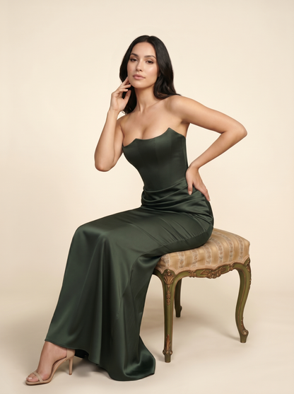 ADRIANA | CORSET MAXI DRESS