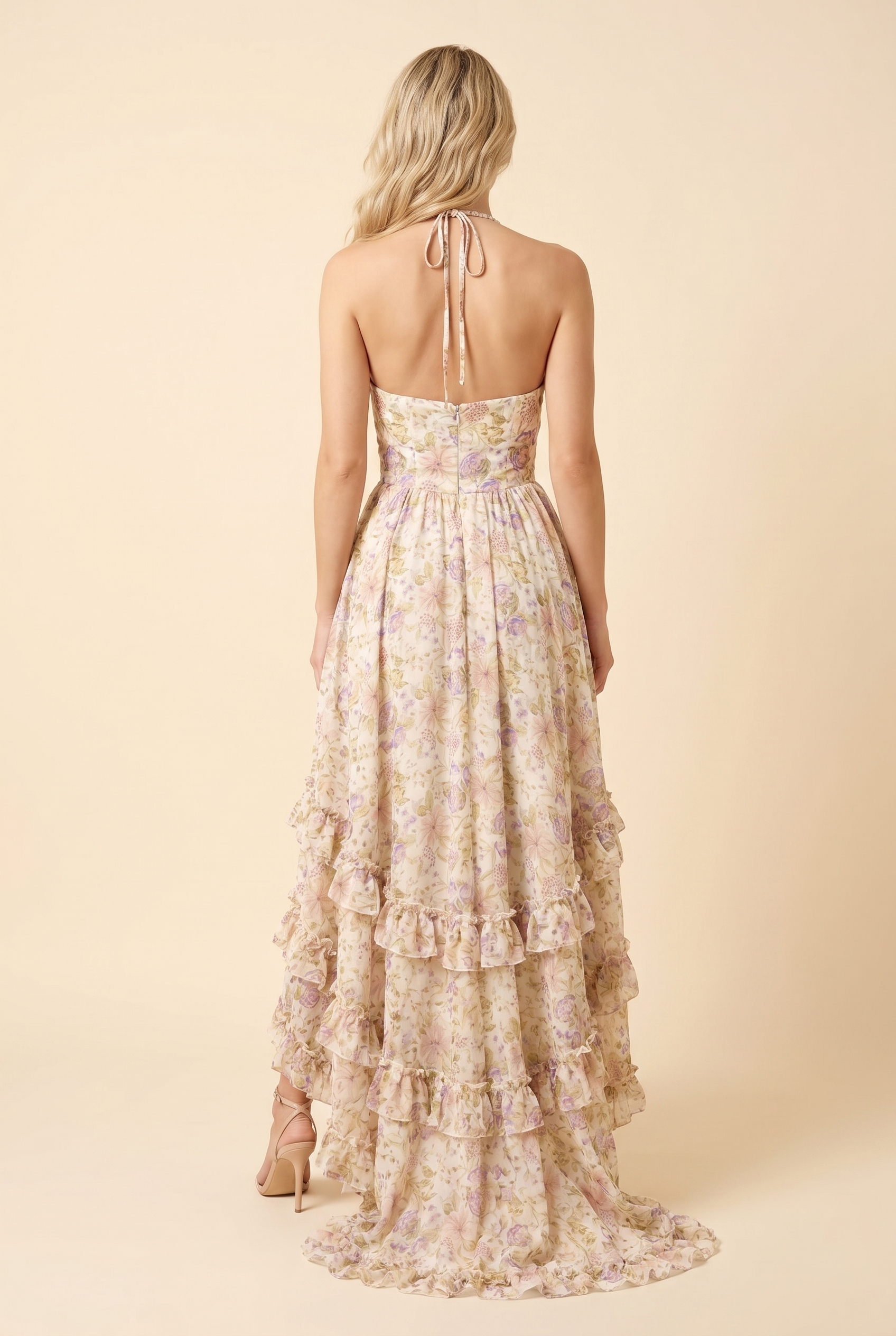 BIANCA | FLORAL TIERED MAXI DRESS