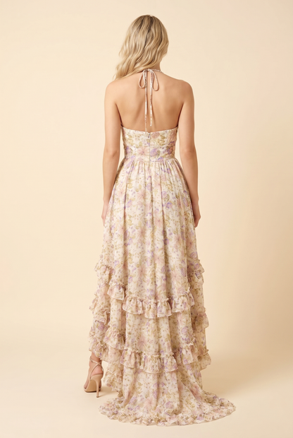 BIANCA | FLORAL TIERED MAXI DRESS