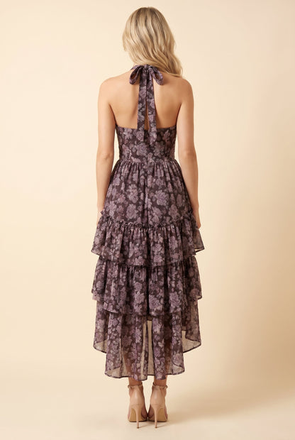 BIANCA | FLORAL TIERED MAXI DRESS